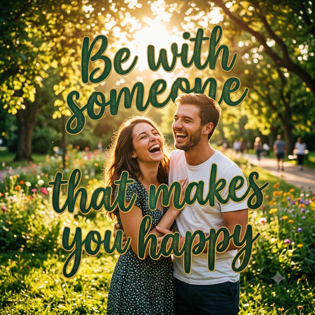 Be With Someone Who Makes You Happy | Inspirational Quotes quotes and wishes