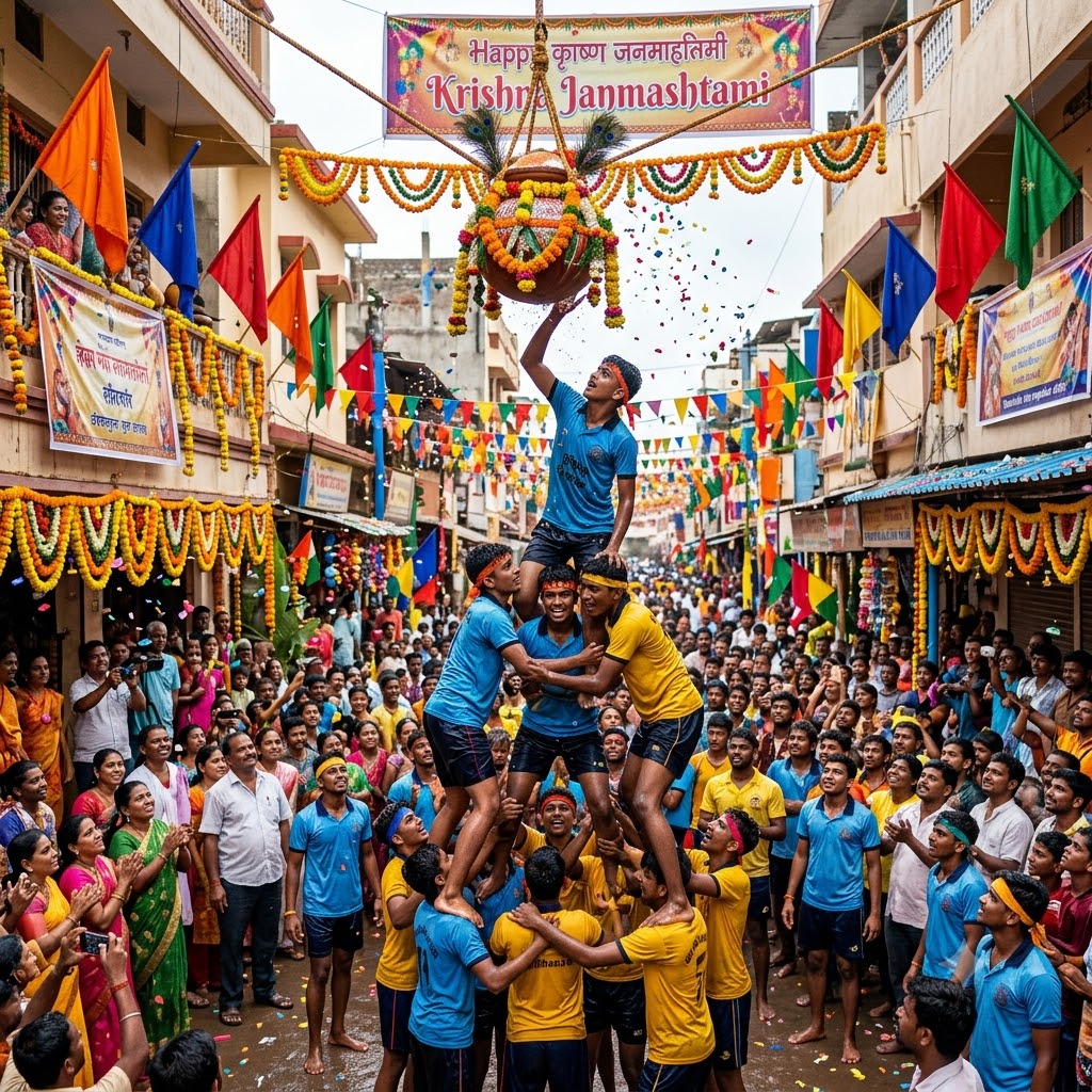 Celebrate the Spirit of Joy and Togetherness | Happy Krishna Janmashtami Images quotes and wishes