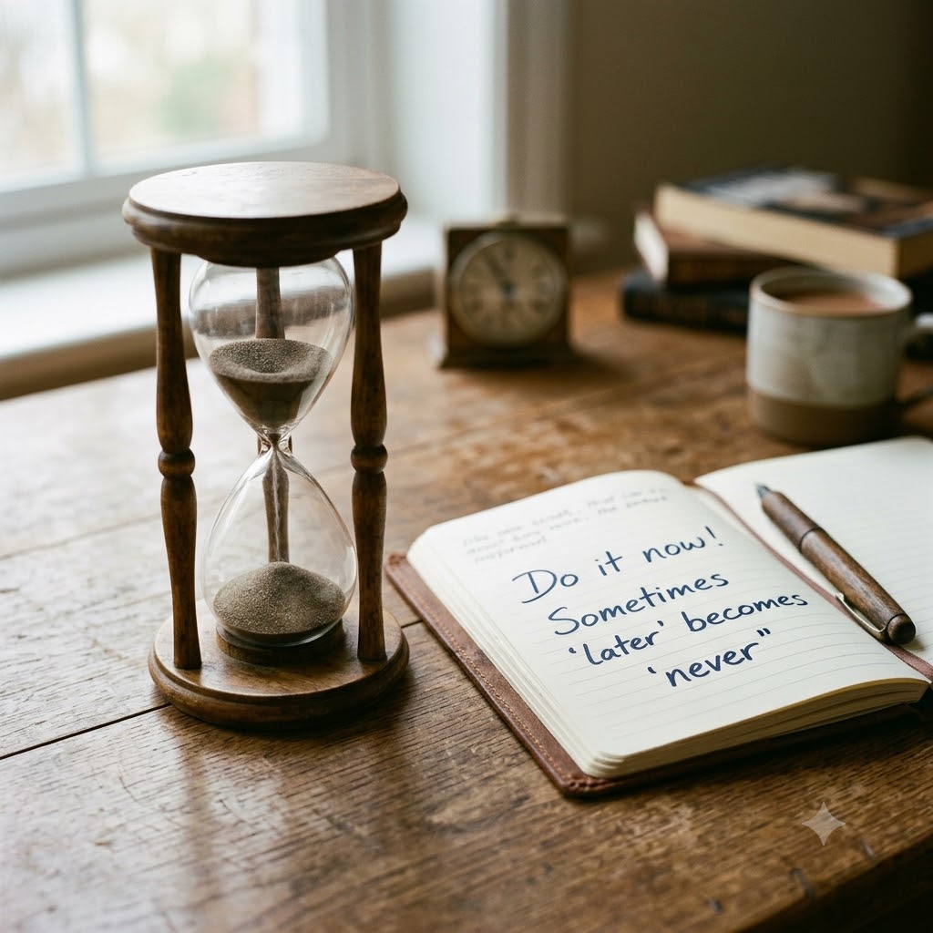 Do It Now Later Becomes Never | Inspirational Quotes quotes and wishes