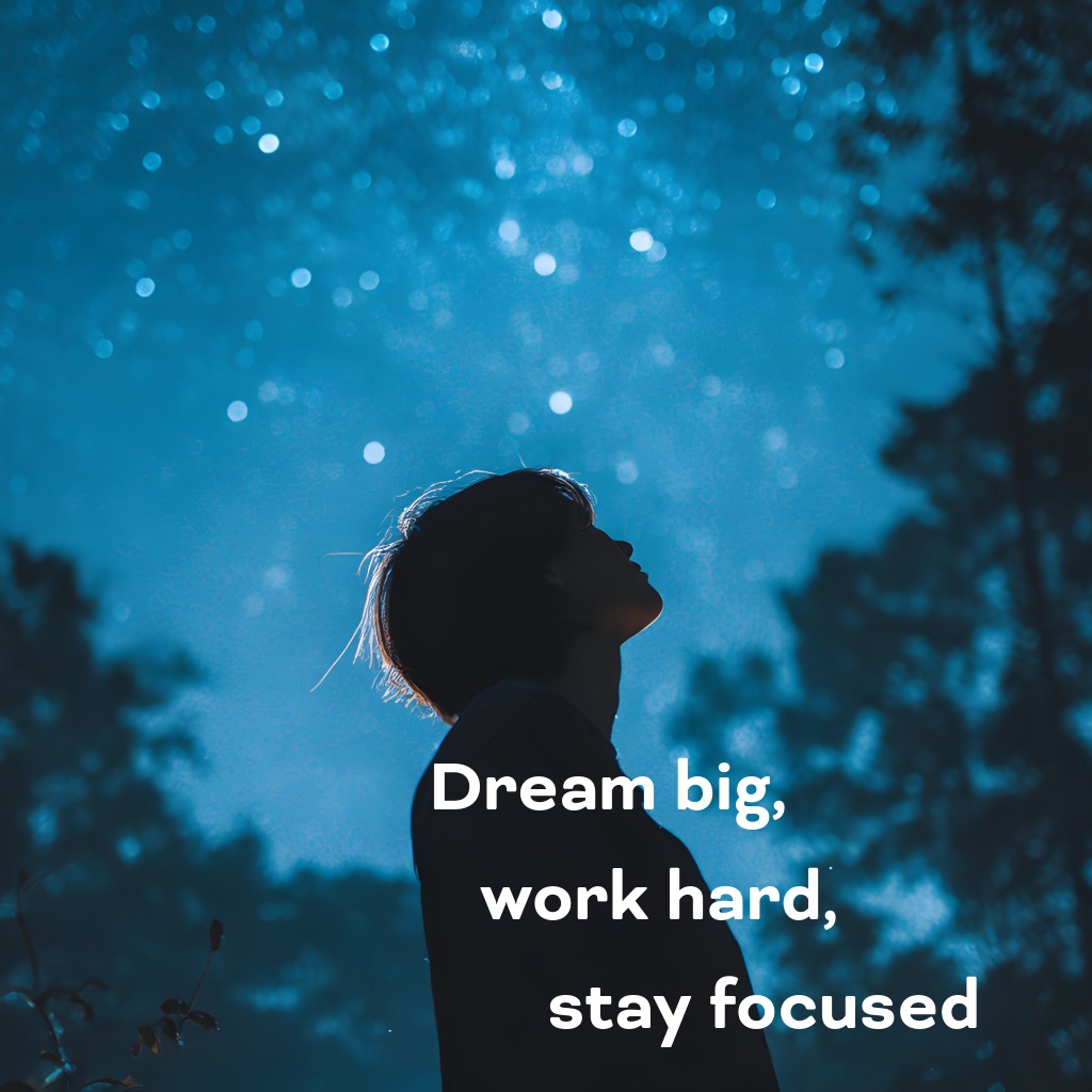 A person gazing at a star-filled night sky | Inspirational Quotes quotes and wishes