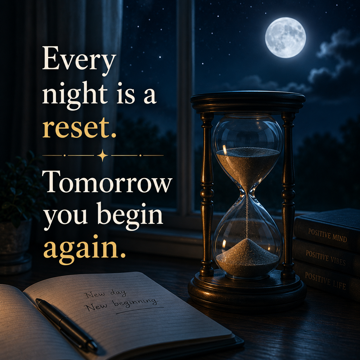 Every Night Reset Quote | Good Night Images With Quotes quotes and wishes