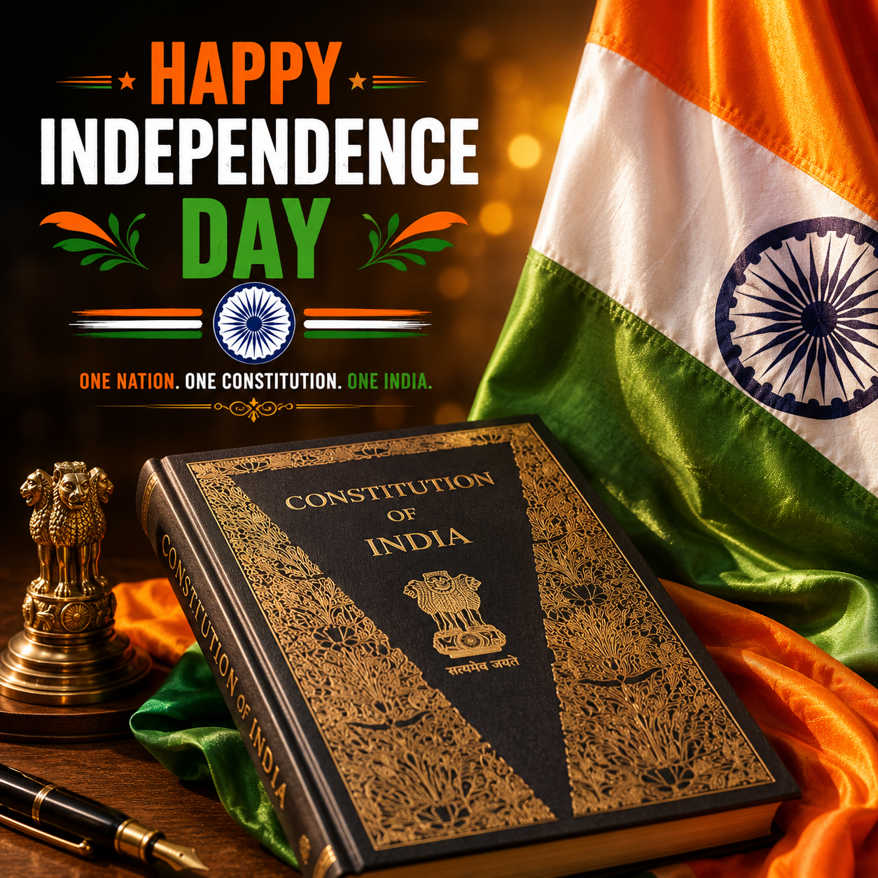 Freedom Lives Through Our Constitution | Happy Independence Day Images quotes and wishes