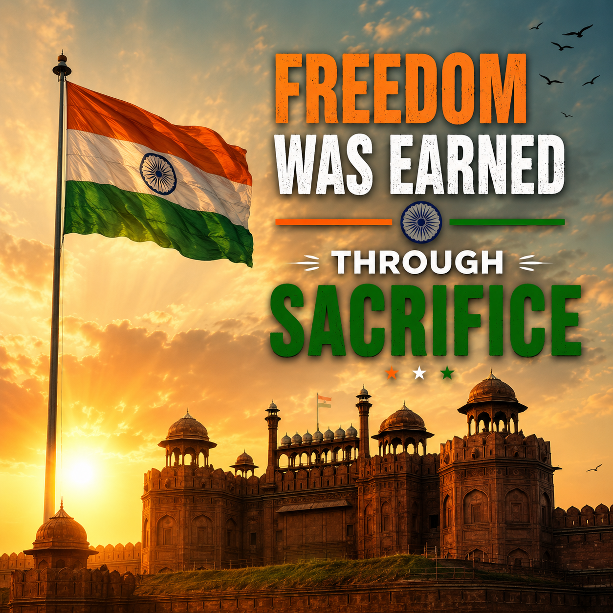 Freedom Was Earned Through Sacrifice