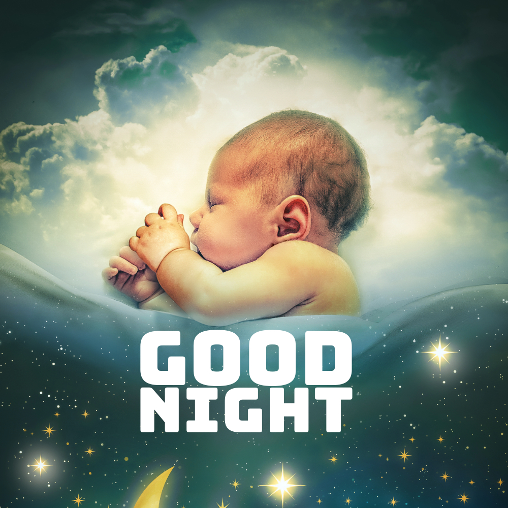 Good Night Images With Sleeping Baby | Good Night Images quotes and wishes