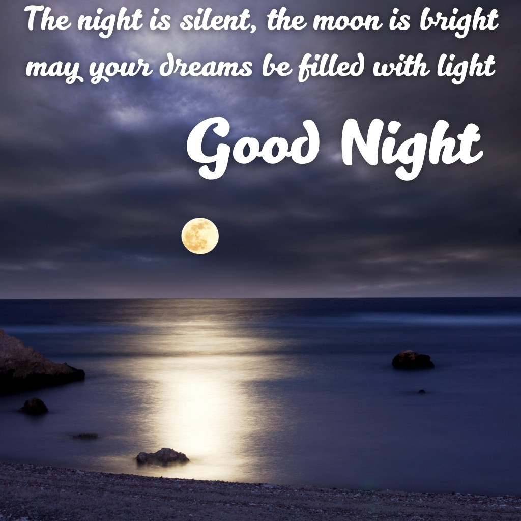 Good Night Images With Moon 06 | Good Night Images With Moon quotes and wishes