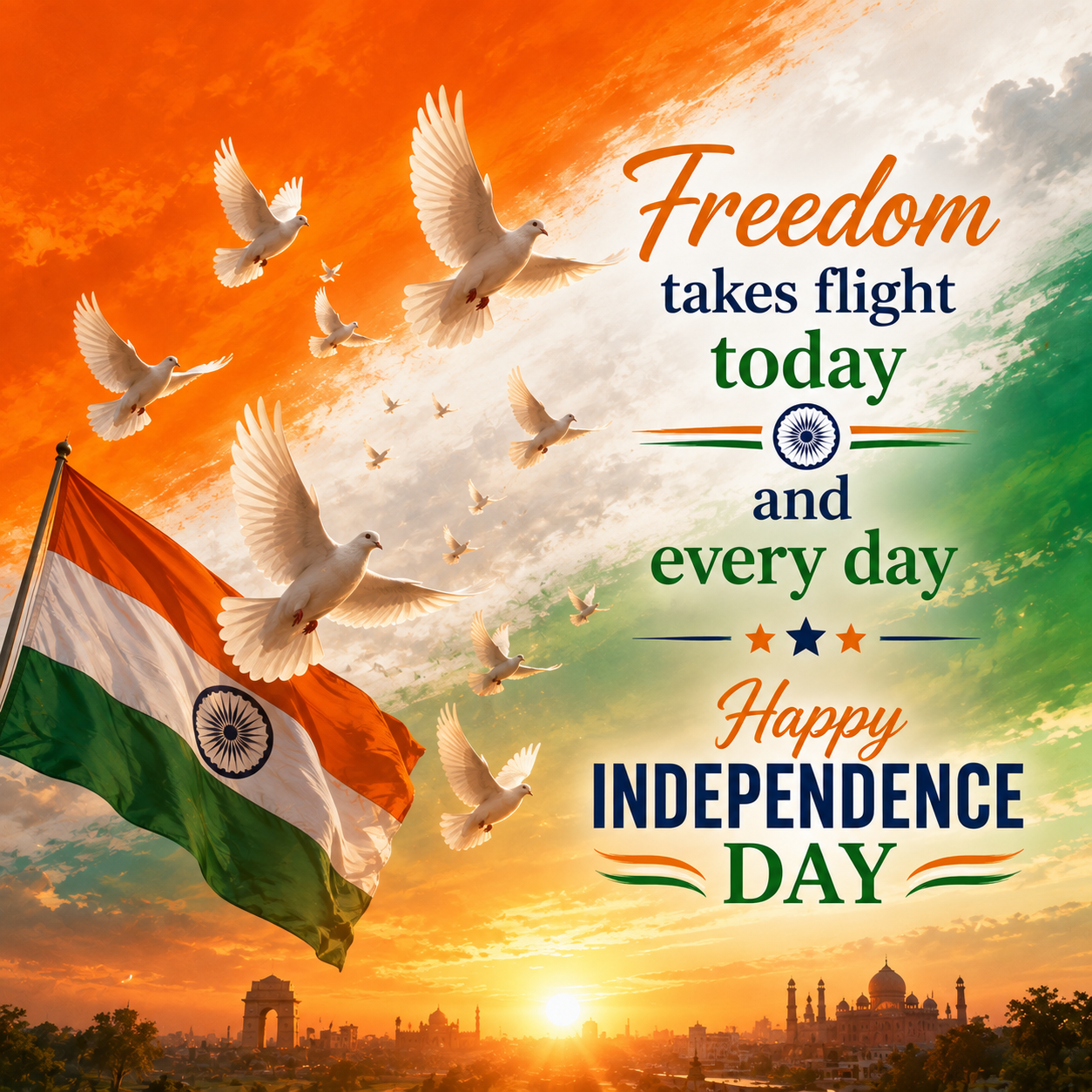 Happy Independence Day Freedom Birds | Happy Independence Day Images quotes and wishes