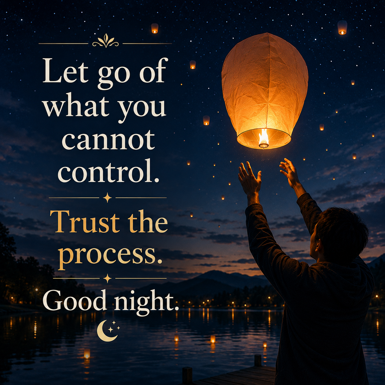 Let Go Trust Good Night