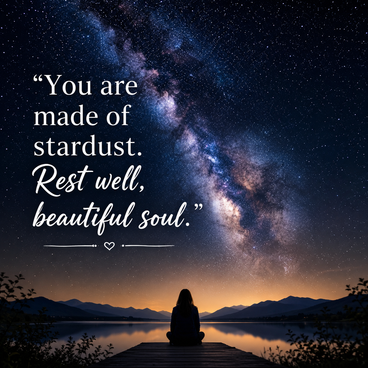 Milky Way Good Night | Good Night Images 2026 quotes and wishes