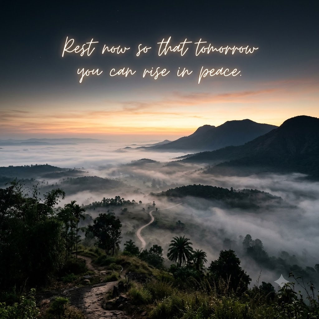 Misty Morning Peace Night