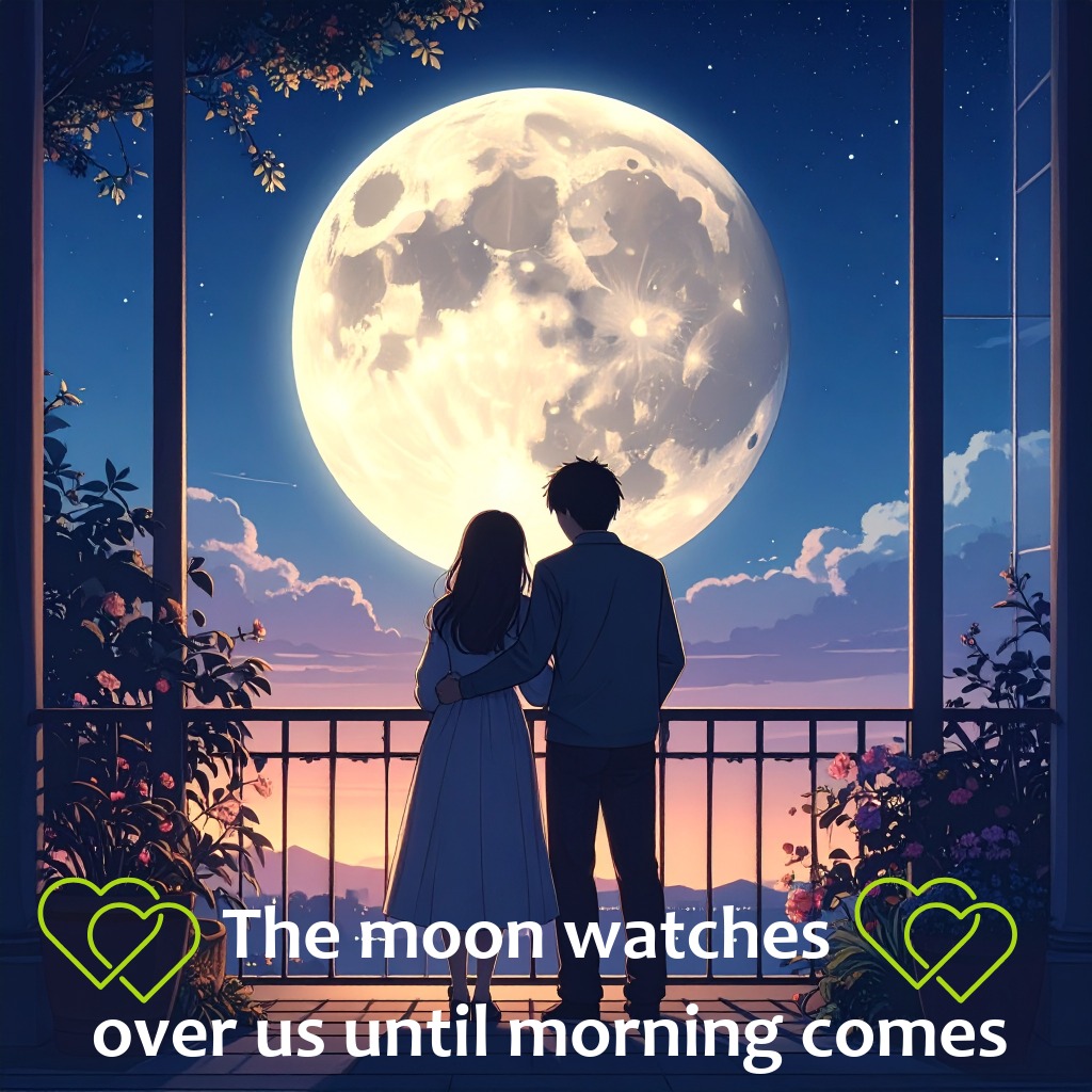 Moon Balcony Couple