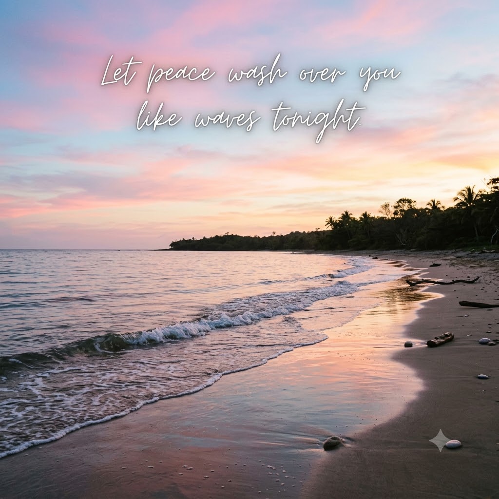 Peaceful Shoreline Night