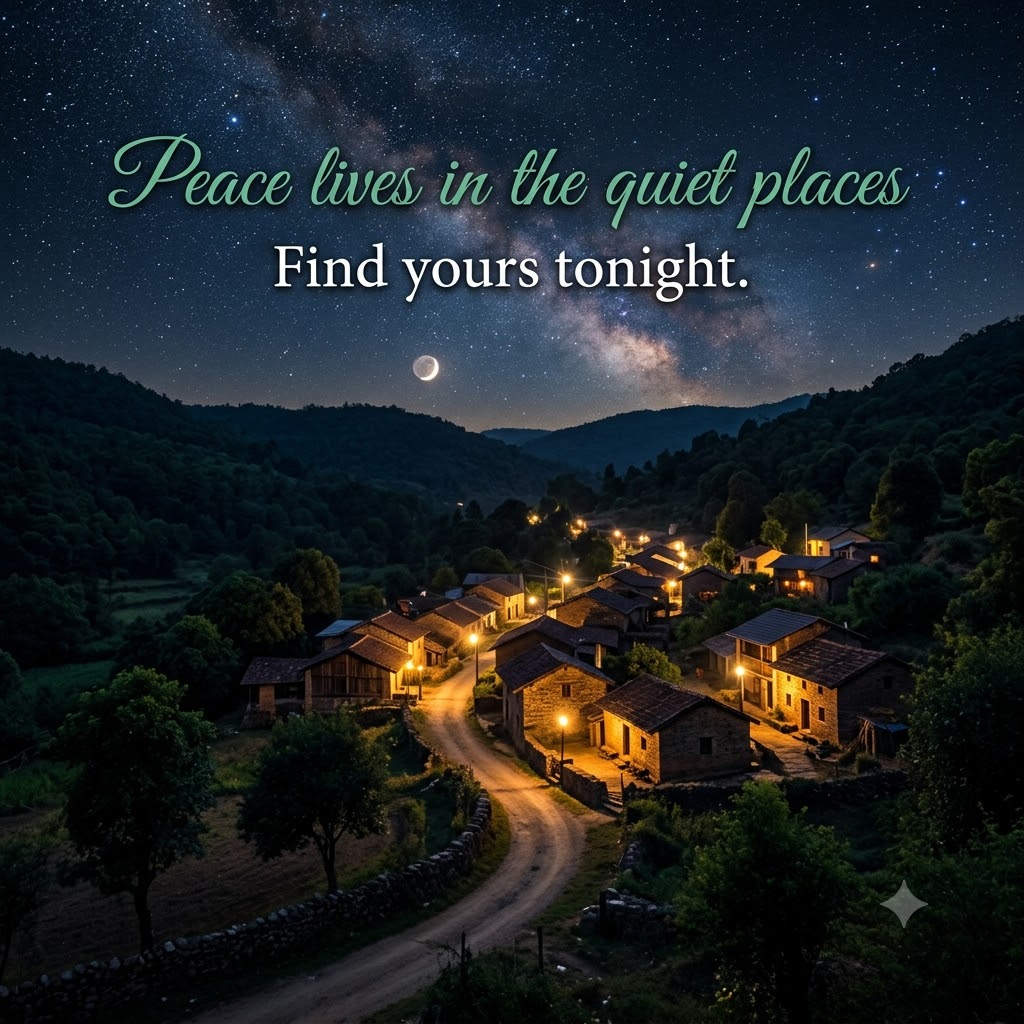 Peaceful Village Night