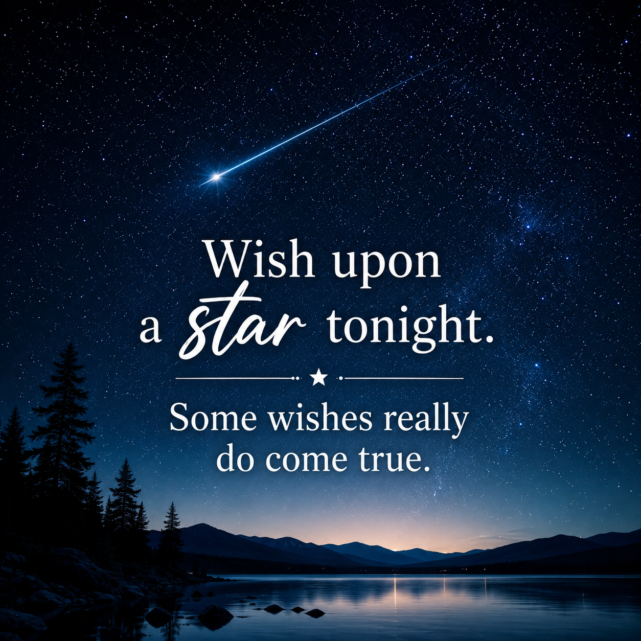 Shooting Star Good Night | Good Night Images 2026 quotes and wishes