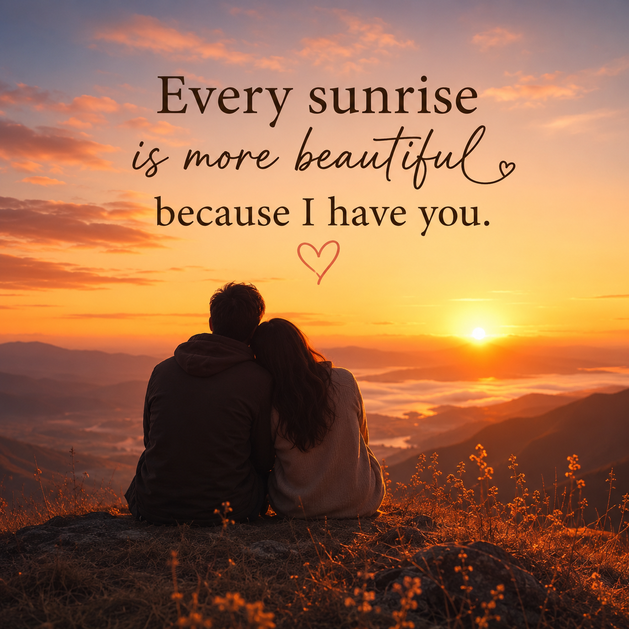 Sunrise Love Message | Good Morning Images Between Couples quotes and wishes