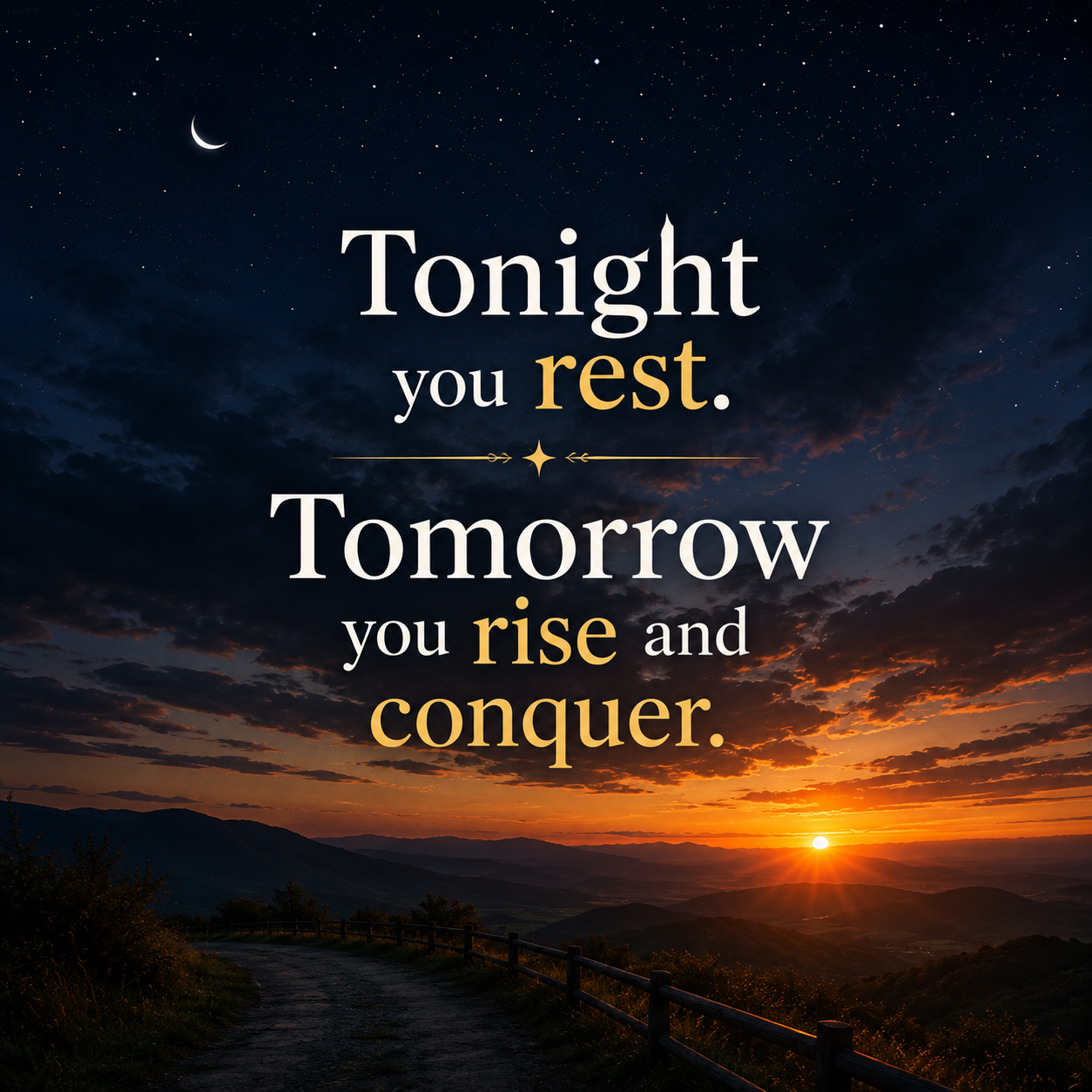 Tomorrow Is Yours Good Night